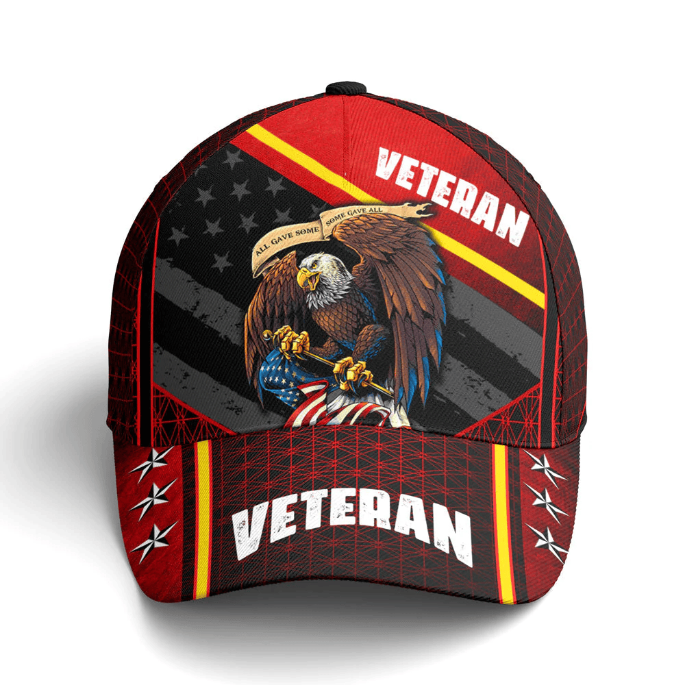 Adeenyc Veteran Eagle All Gave Some Baseball Cap Trucker Hats Custom Hats Gifts For Men & Women