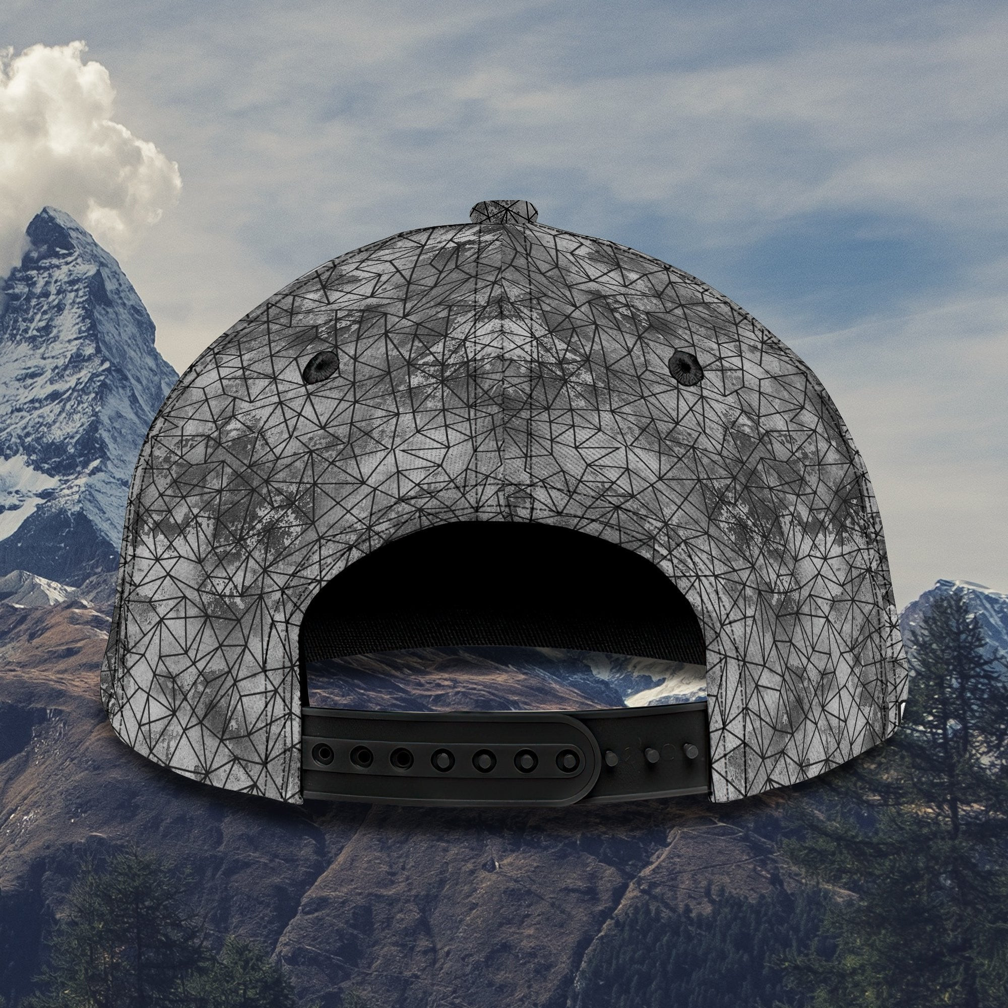 Adeenyc Veteran Personalized Name All Over Print Classic Cap Trucker Hats Custom Hats Gifts For Men & Women