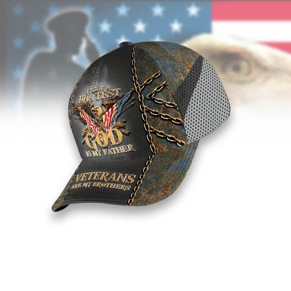 Adeenyc Veterans Cap , Veterans Are My Brothers Cap, Gifts For Veterans Trucker Hats Custom Hats Gifts For Men & Women
