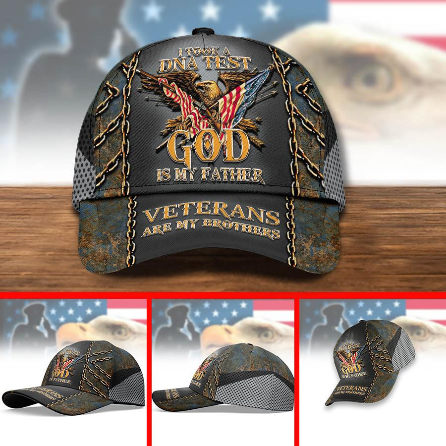 Adeenyc Veterans Cap , Veterans Are My Brothers Cap, Gifts For Veterans Trucker Hats Custom Hats Gifts For Men & Women