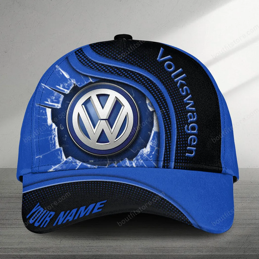 Adeenyc Volkswagen Cap for Car Lovers, Customized Name Hat 3d Baseball Cap Classic Hat 