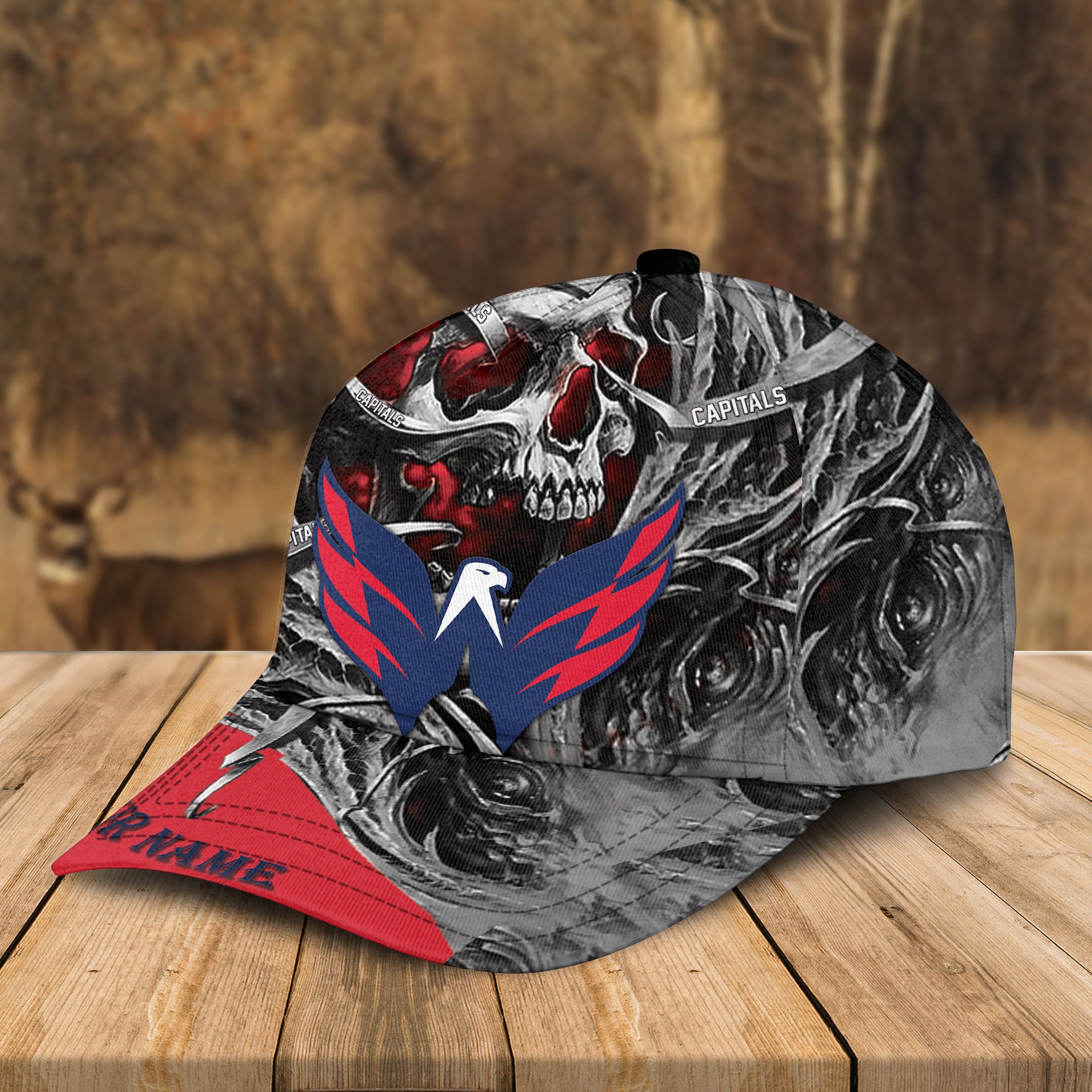 Adeenyc Washington Capitals NHL 3D Classic Cap Personalized Gift For Fans