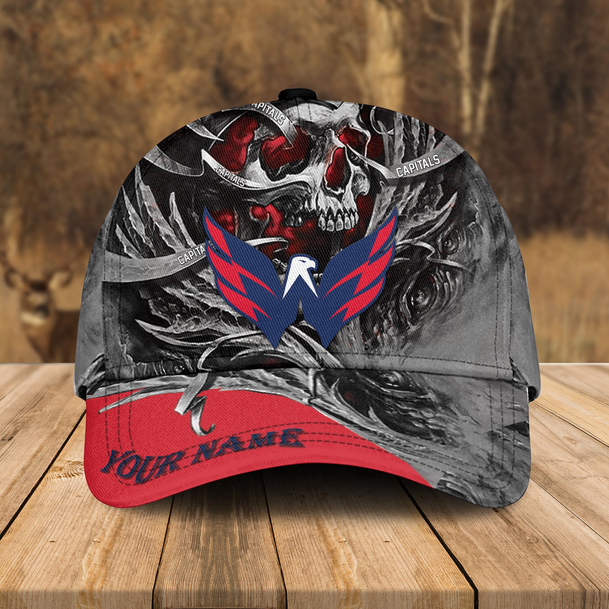 Adeenyc Washington Capitals NHL 3D Classic Cap Personalized Gift For Fans