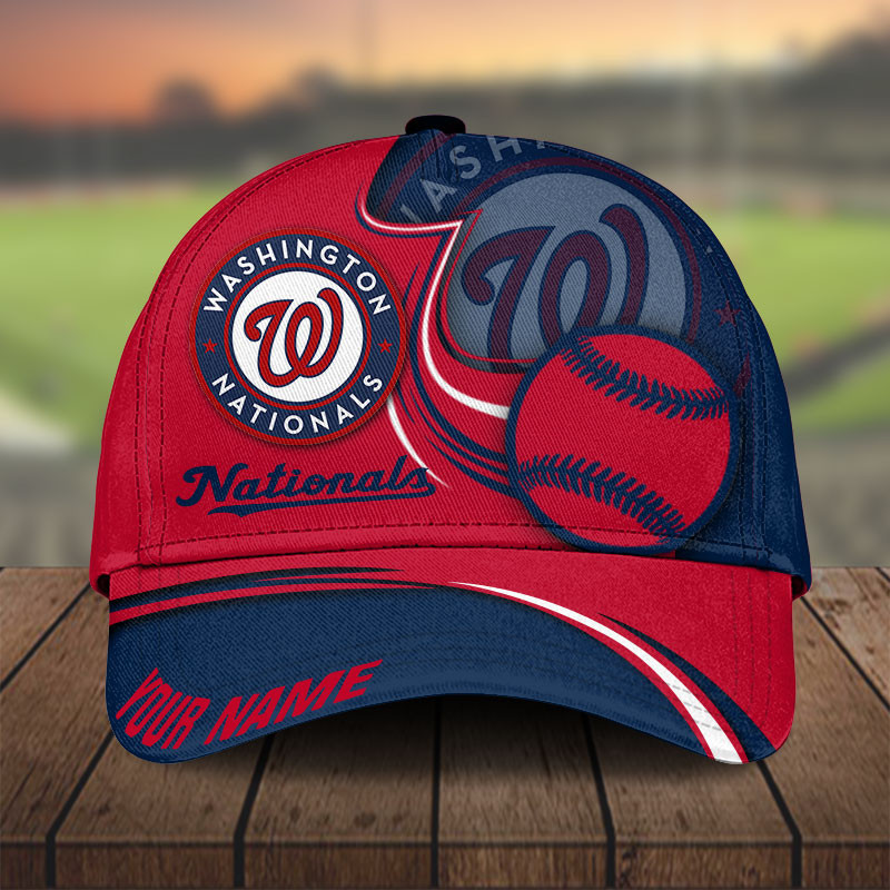 Adeenyc Washington Nationals Personalized Hats Baseball Caps Classic Caps for men, women