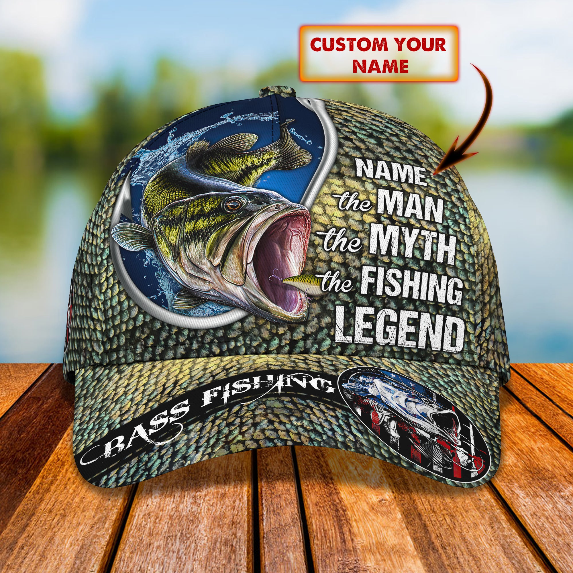 Adeenyc We Wear Red - Personalized Name Cap Classic Hat Trucker Hats Custom Hats Gifts For Men & Women