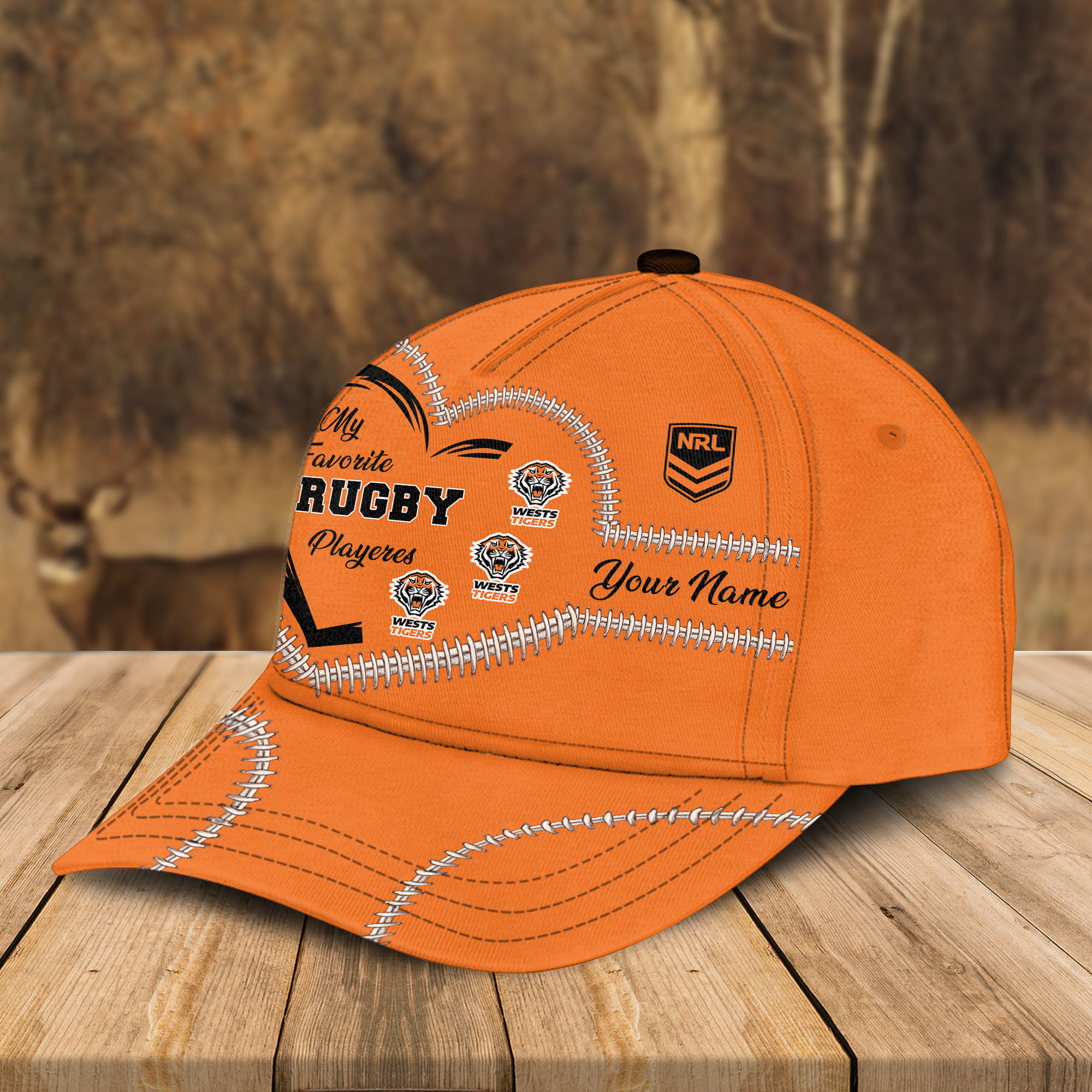 Adeenyc Wests Tigers NRL Personalized Classic Cap Best Gift For Fans