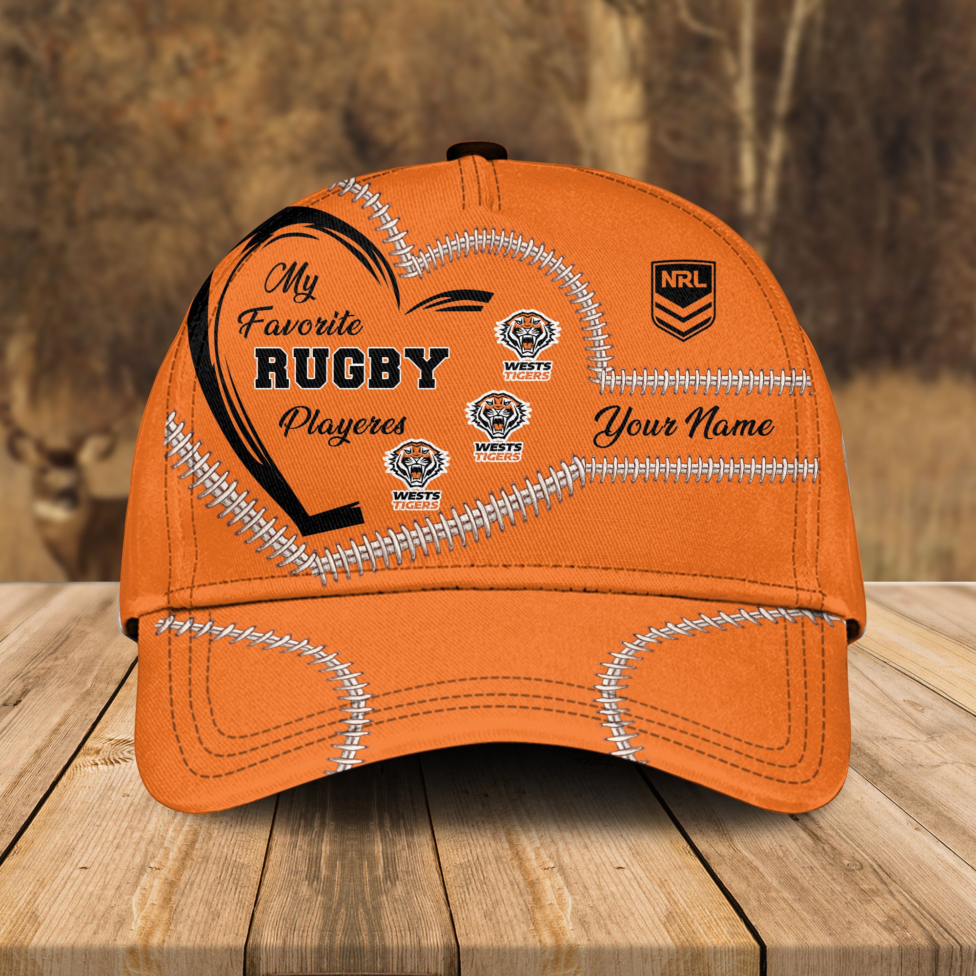 Adeenyc Wests Tigers NRL Personalized Classic Cap Best Gift For Fans