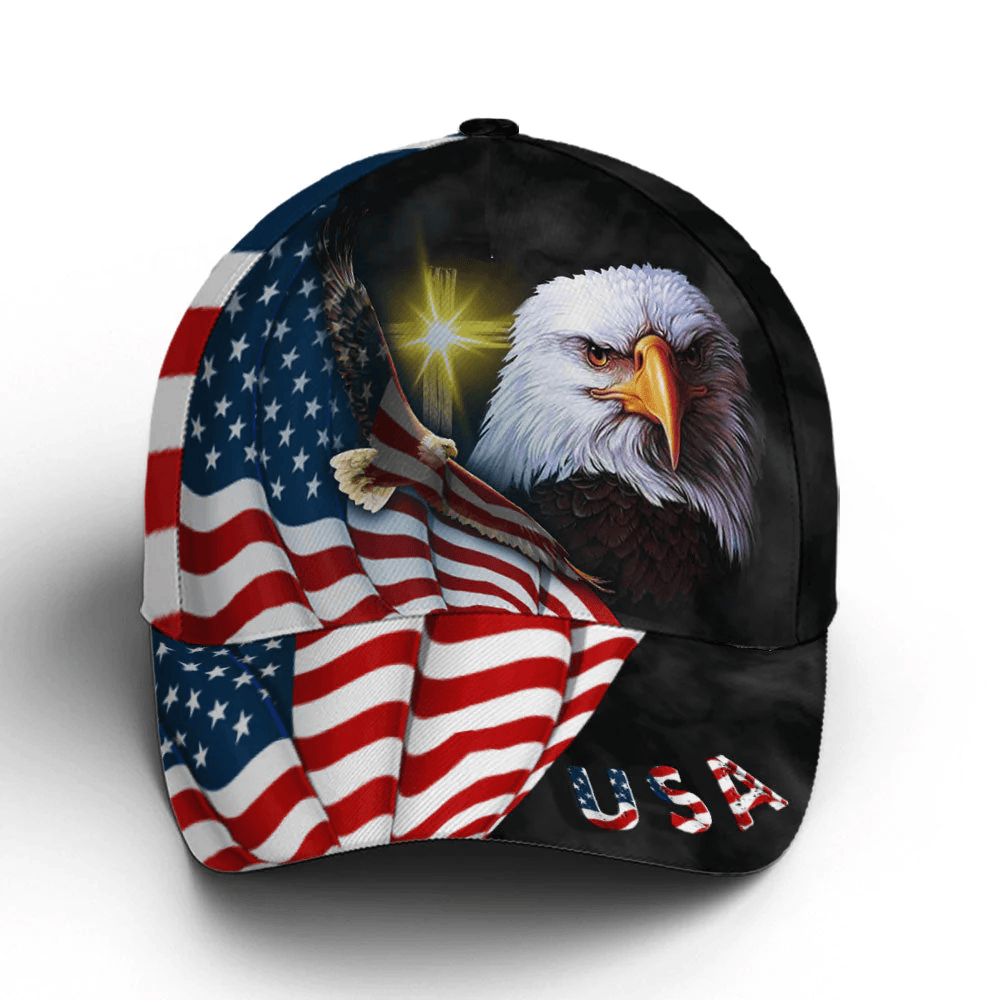 Adeenyc White Eagle Baseball Cap All Over Print Trucker Hats Custom Hats Gifts For Men & Women