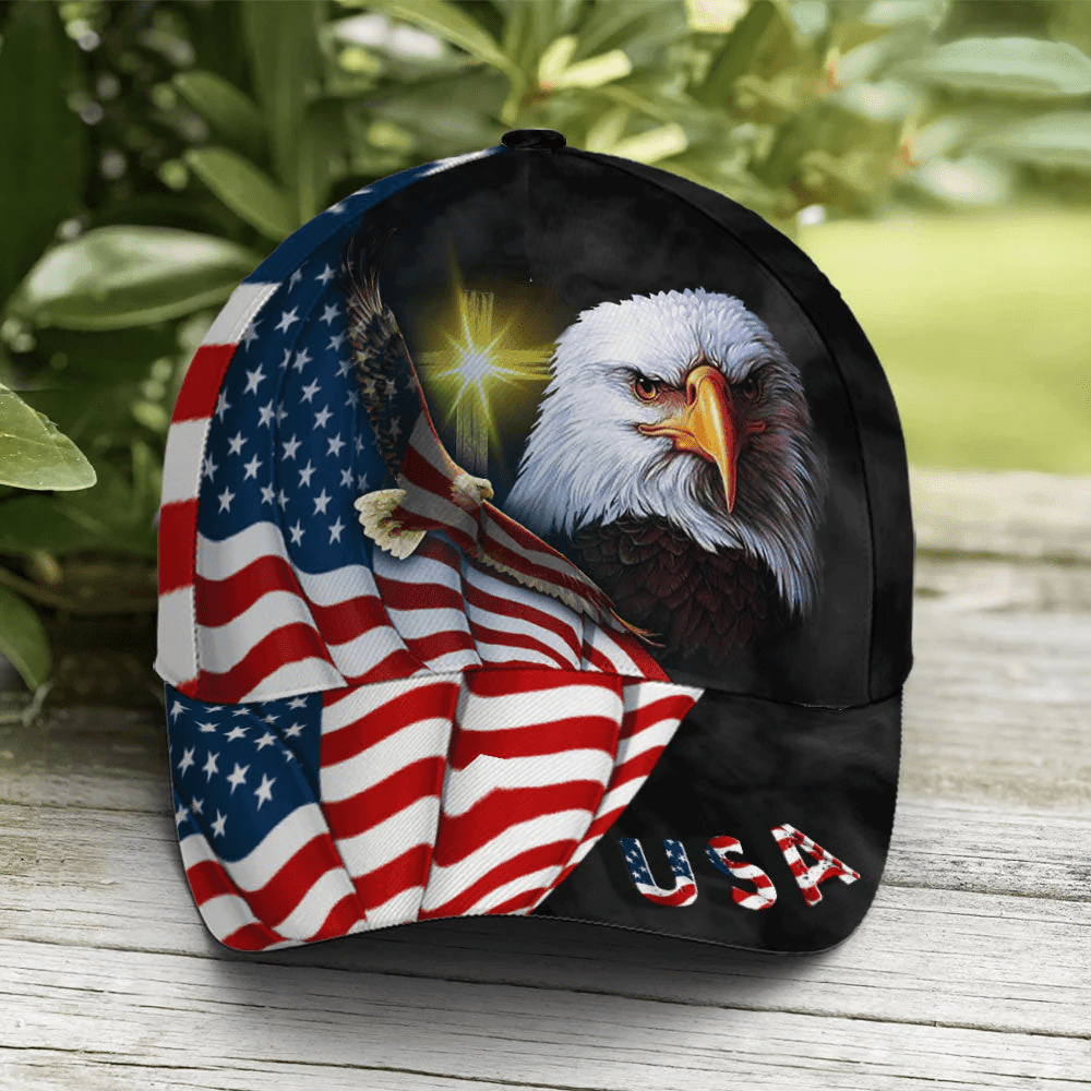 Adeenyc White Eagle Baseball Cap All Over Print Trucker Hats Custom Hats Gifts For Men & Women