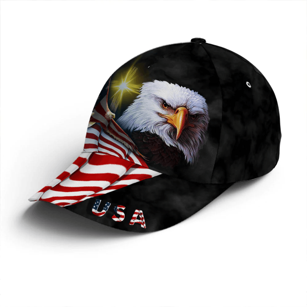 Adeenyc White Eagle Baseball Cap All Over Print