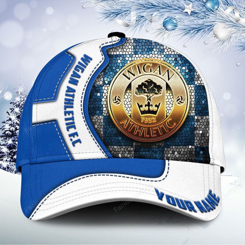 Adeenyc Wigan Athletic EFL Personalized Hats Baseball Caps Classic Caps for men, women