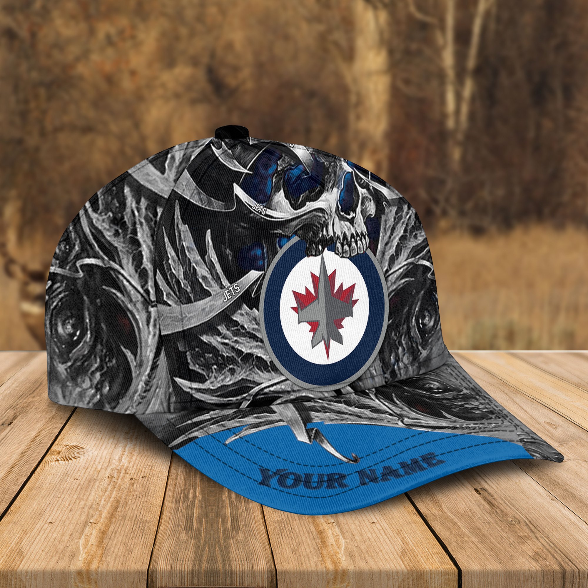 Adeenyc Winnipeg Jets NHL 3D Classic Cap Personalized Gift For Fans