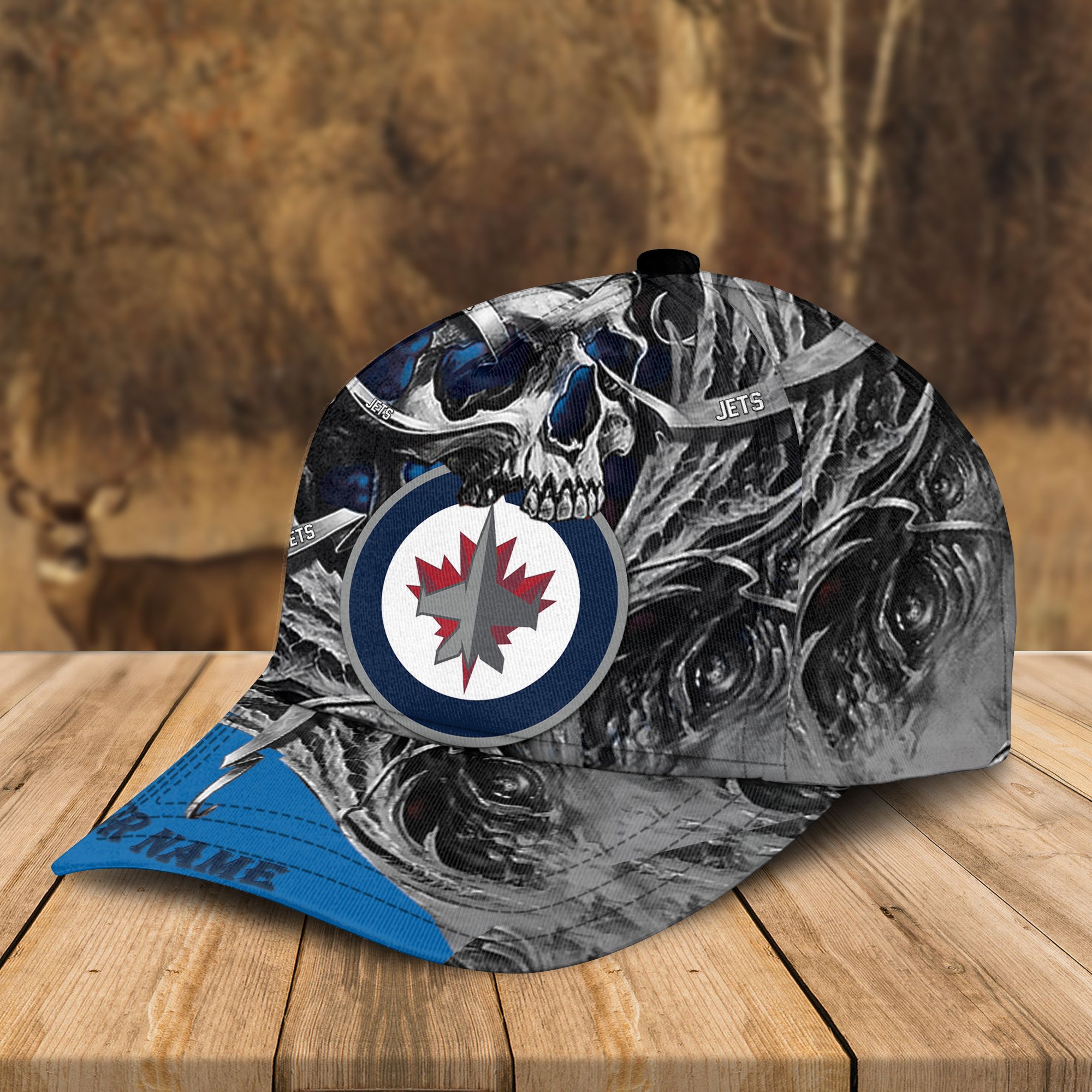 Adeenyc Winnipeg Jets NHL 3D Classic Cap Personalized Gift For Fans