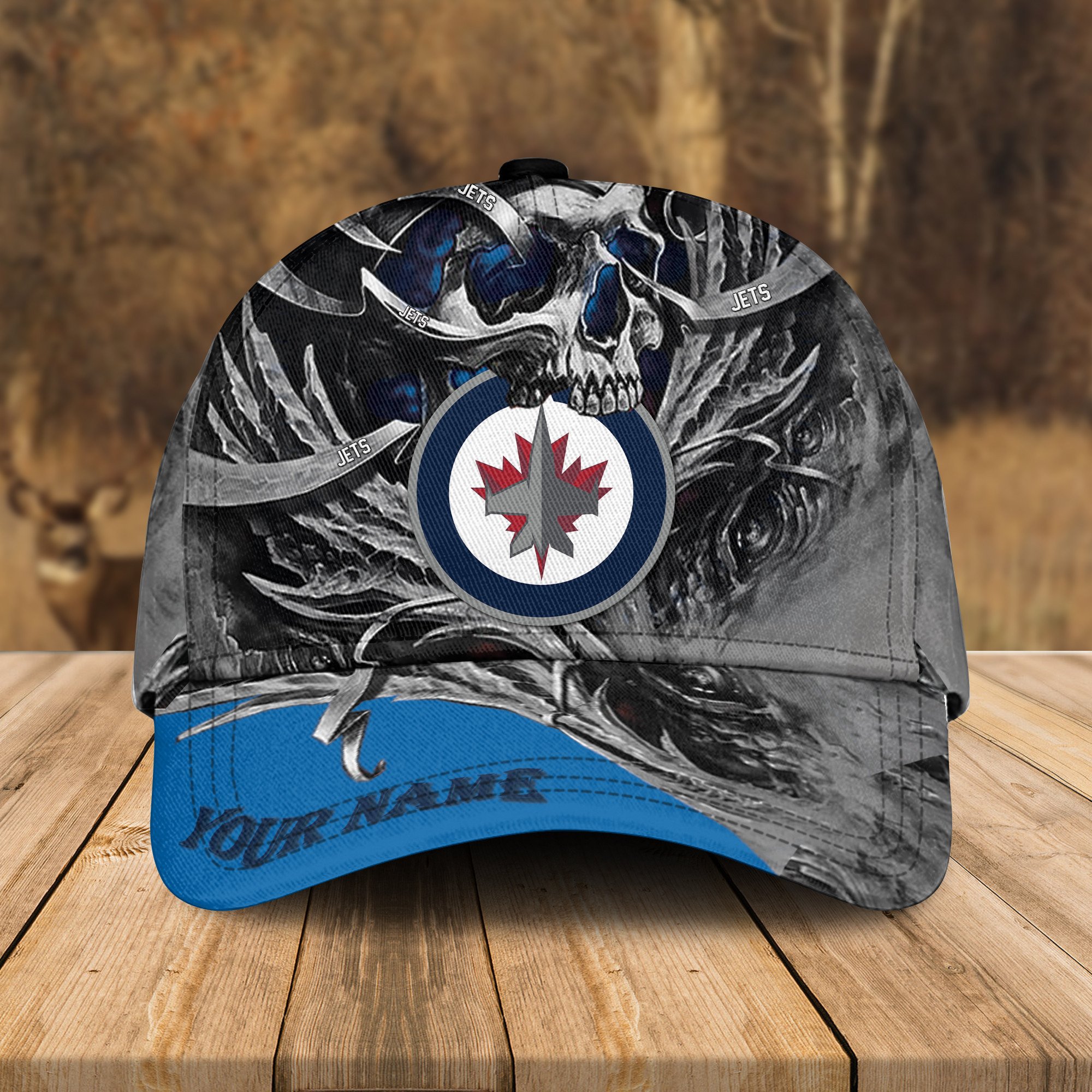 Adeenyc Winnipeg Jets NHL 3D Classic Cap Personalized Gift For Fans