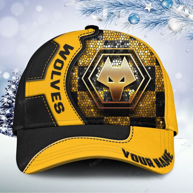 Adeenyc Wolverhampton Wanderers F.C EPL Personalized Hats Baseball Caps Classic Caps for men, women