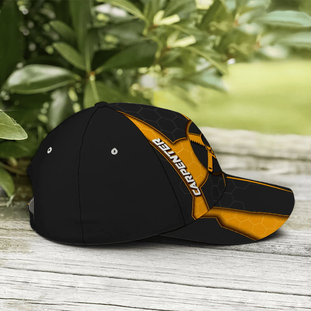 Adeenyc Yellow Skull Baseball Cap For Carpenter Future Tech Style Trucker Hats Custom Hats Gifts For Men & Women