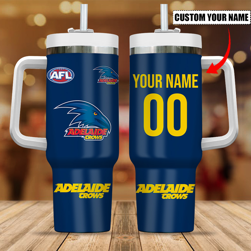 Adelaide Crows AFL Custom Stanley Cup 40 oz 30 oz Tumbler With HandleTVC2301280