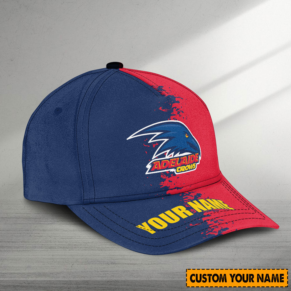 Adelaide Crows AFL Personalized Classic Cap For Fan Baseball Cap Classic Trucker Hats Custom Hats Gifts For Men & Women