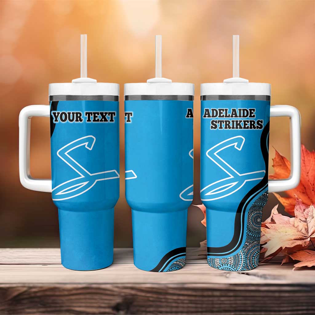 Adelaide Strikers Indigenous Art â€“ Grunge Style Custom Stanley Cup 40 oz 30 oz Tumbler With HandleTVC2301332