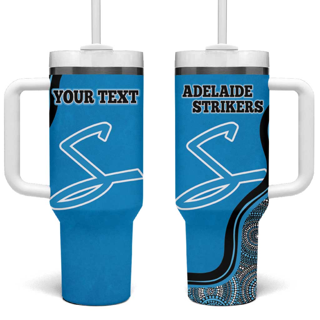 Adelaide Strikers Indigenous Art – Grunge Style Custom Stanley Cup 40 oz 30 oz Tumbler With HandleTVC2301332 - Image 2
