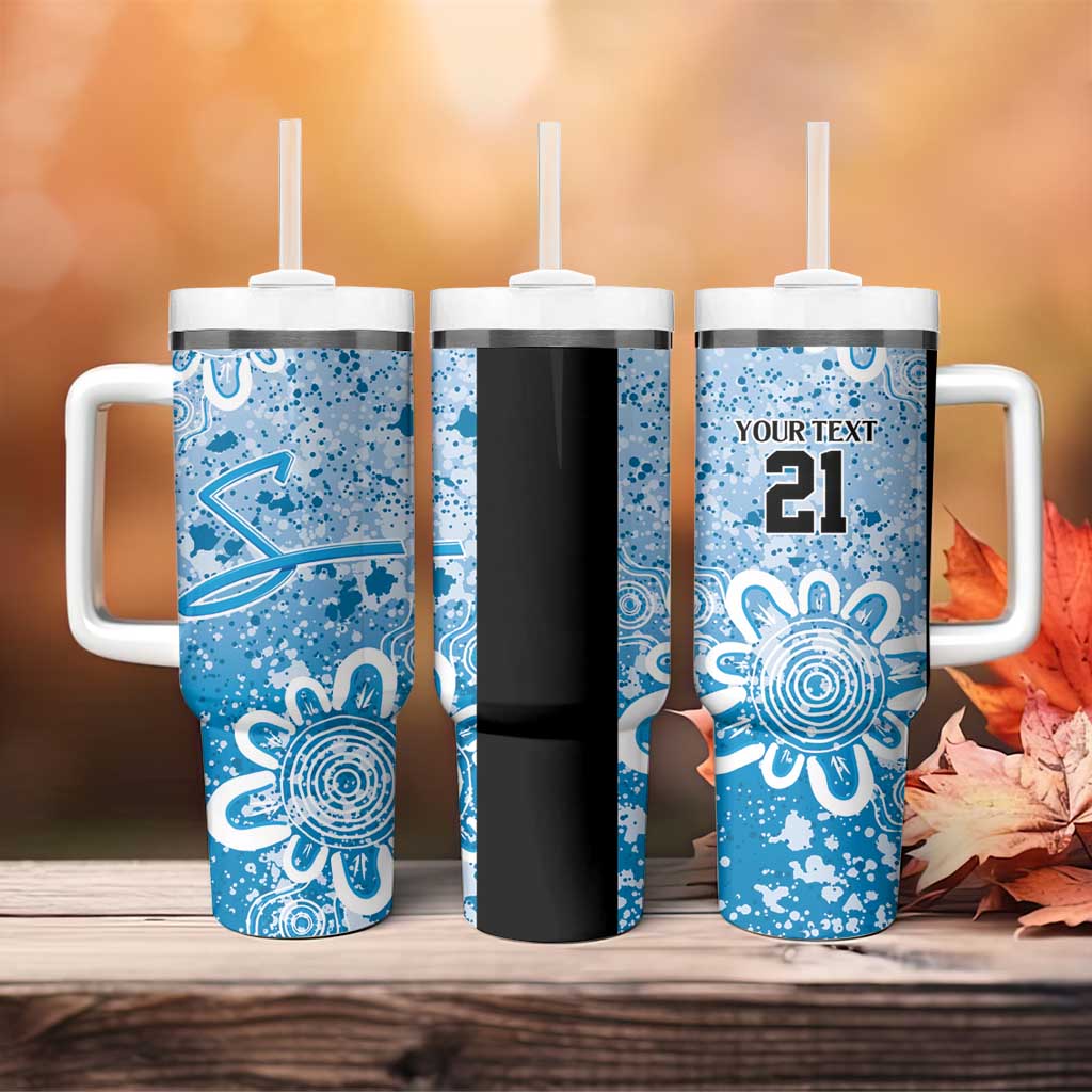 Adelaide Strikers Minimalism Aboriginal Custom Stanley Cup 40 oz 30 oz Tumbler With HandleTVC2301335