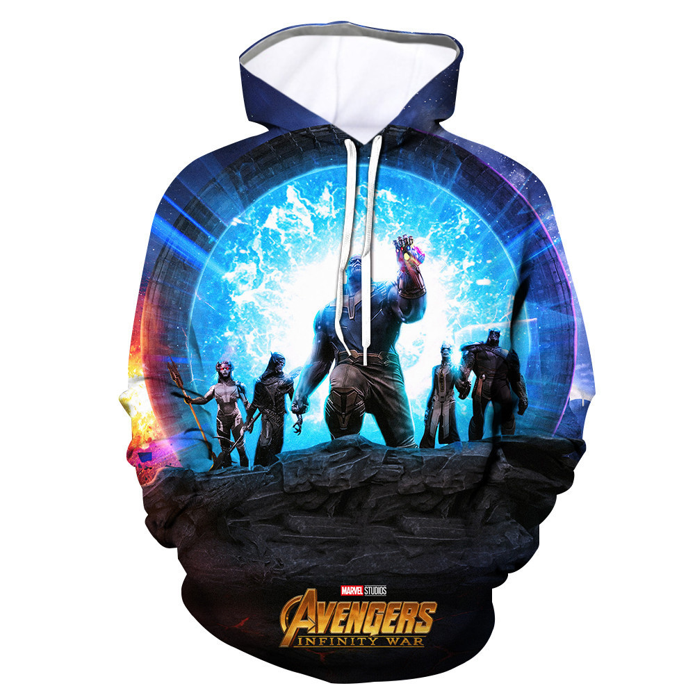 Advanced Tech Costumes Avengers End Game Thanos 3D All Over Print Hoodie, Zip Hoodie