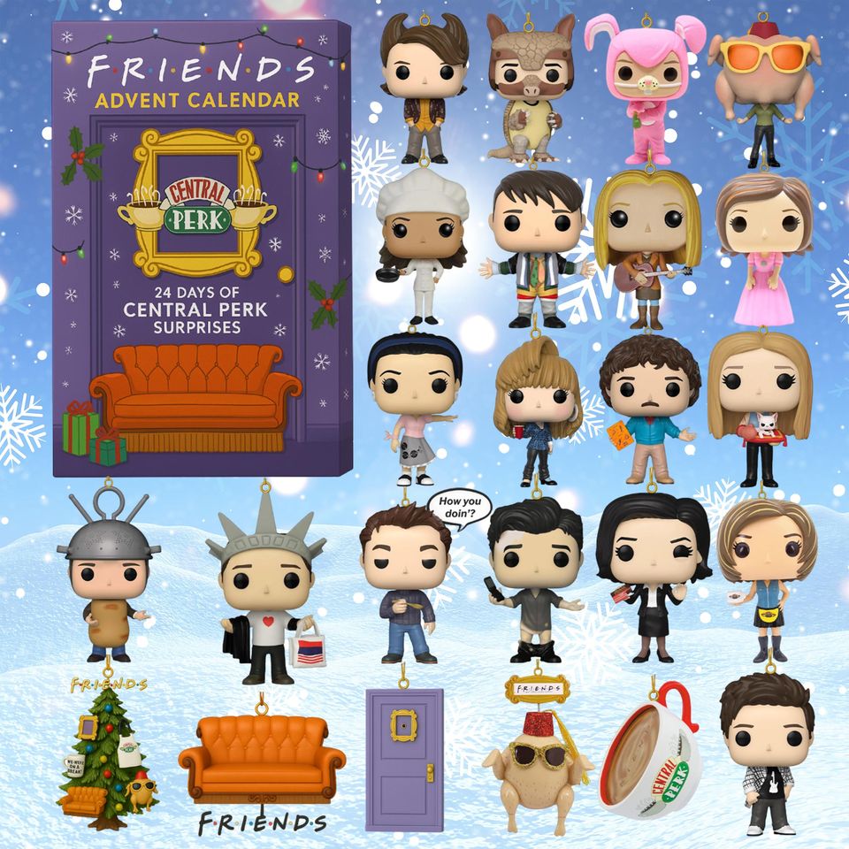 Advent Calendar 2025, Christmas Countdown Calendar 24 Days of Surprises, TV Show Christmas Gift for Men Women Couples