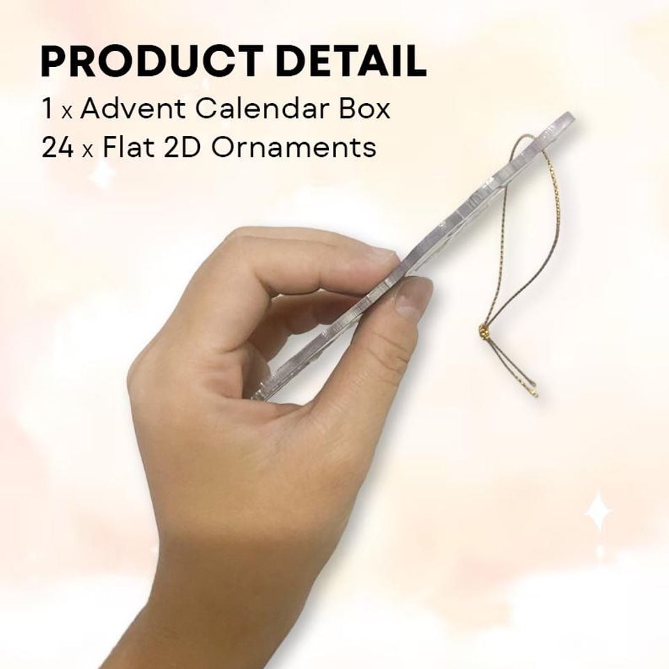 Advent Calendar Christmas Ornament 2025 Yorkshire Terrier Acrylic Decor Set Cute Dog Figurines Holiday Gift - Image 3