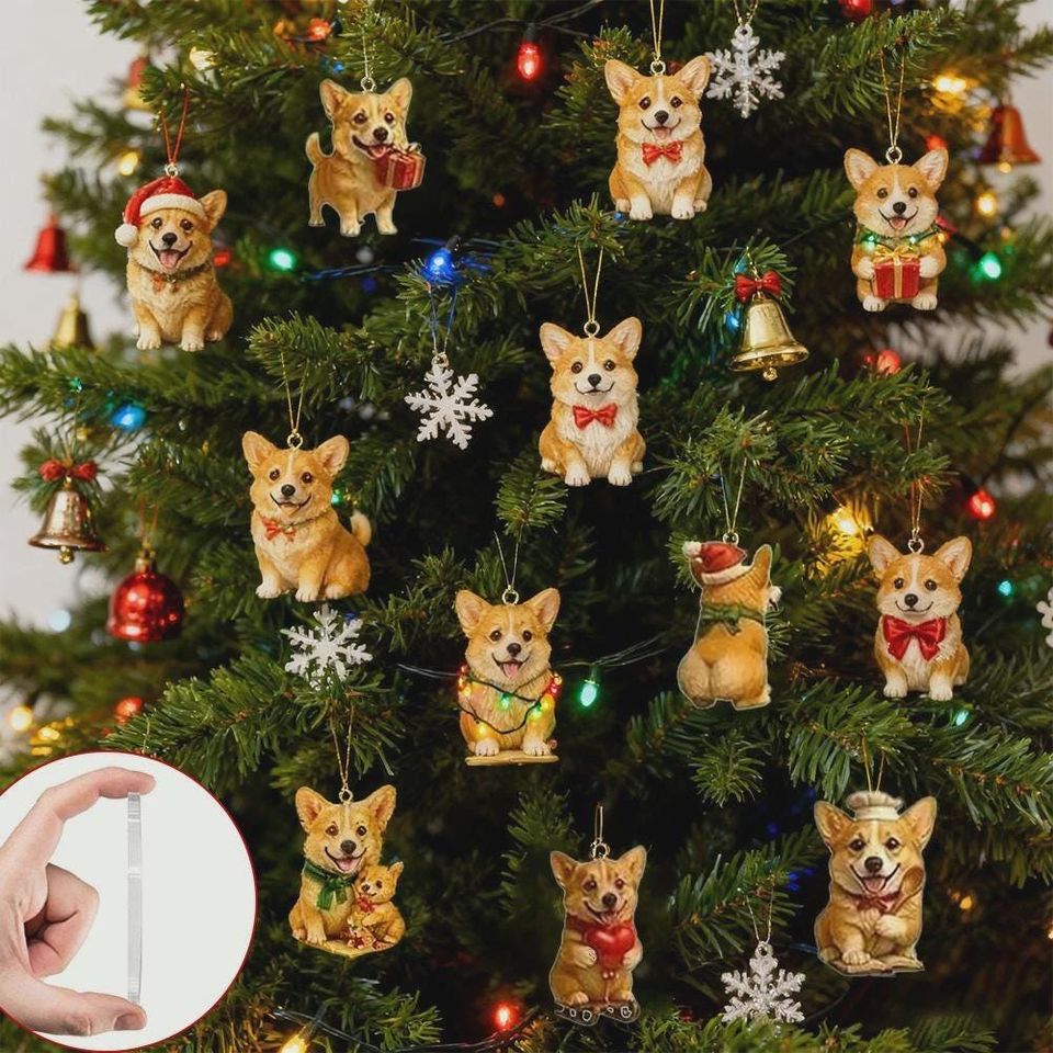 Advent Calendar Christmas Ornament Cute Raccoon Acrylic Decor Set 2025 Woodland Animal Figurines Holiday Countdown Gift for Kids - Image 4