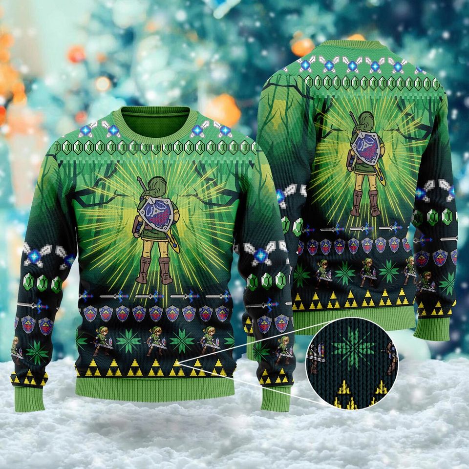 Adventure Game Ugly Christmas Sweater, Xmas Sweater