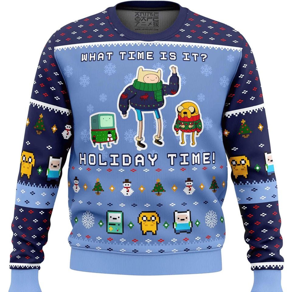 Adventure Time Christmas Time Ugly Christmas Sweater