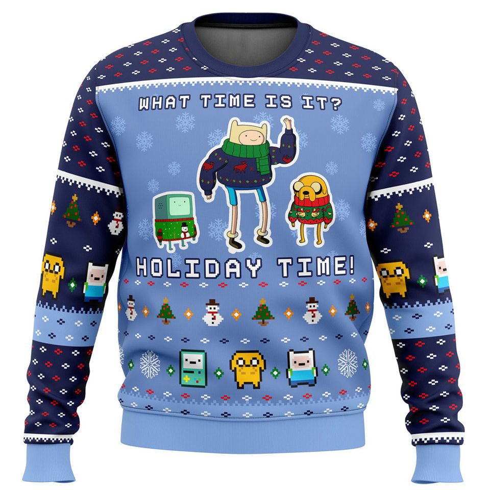 Adventure Time Ugly Christmas Sweater, Adventure Time 3D Sweater