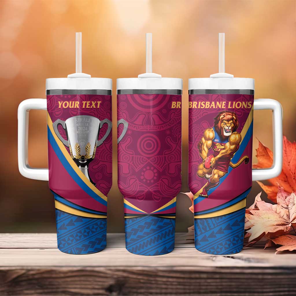 AFL Brisbane Lions 2024 We Are The Champions â€“ Trophy Style Custom Stanley Cup 40 oz 30 oz Tumbler With HandleTVC2301320