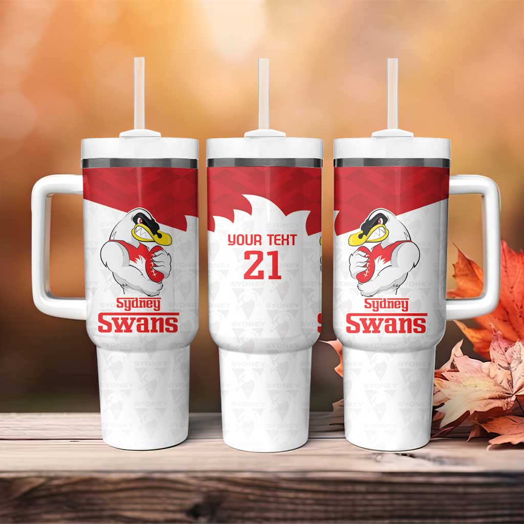 AFL Sydney with Swans Mascot Simple Style Custom Stanley Cup 40 oz 30 oz Tumbler With HandleTVC2301321