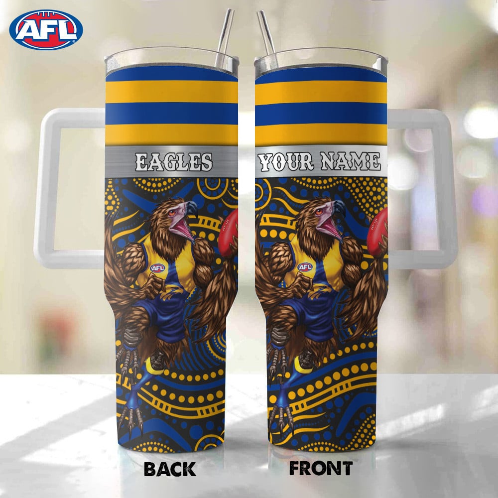 AFL West Coast Eagles Mascot Custom Stanley Cup 40 oz 30 oz Tumbler With HandleTVC2301183