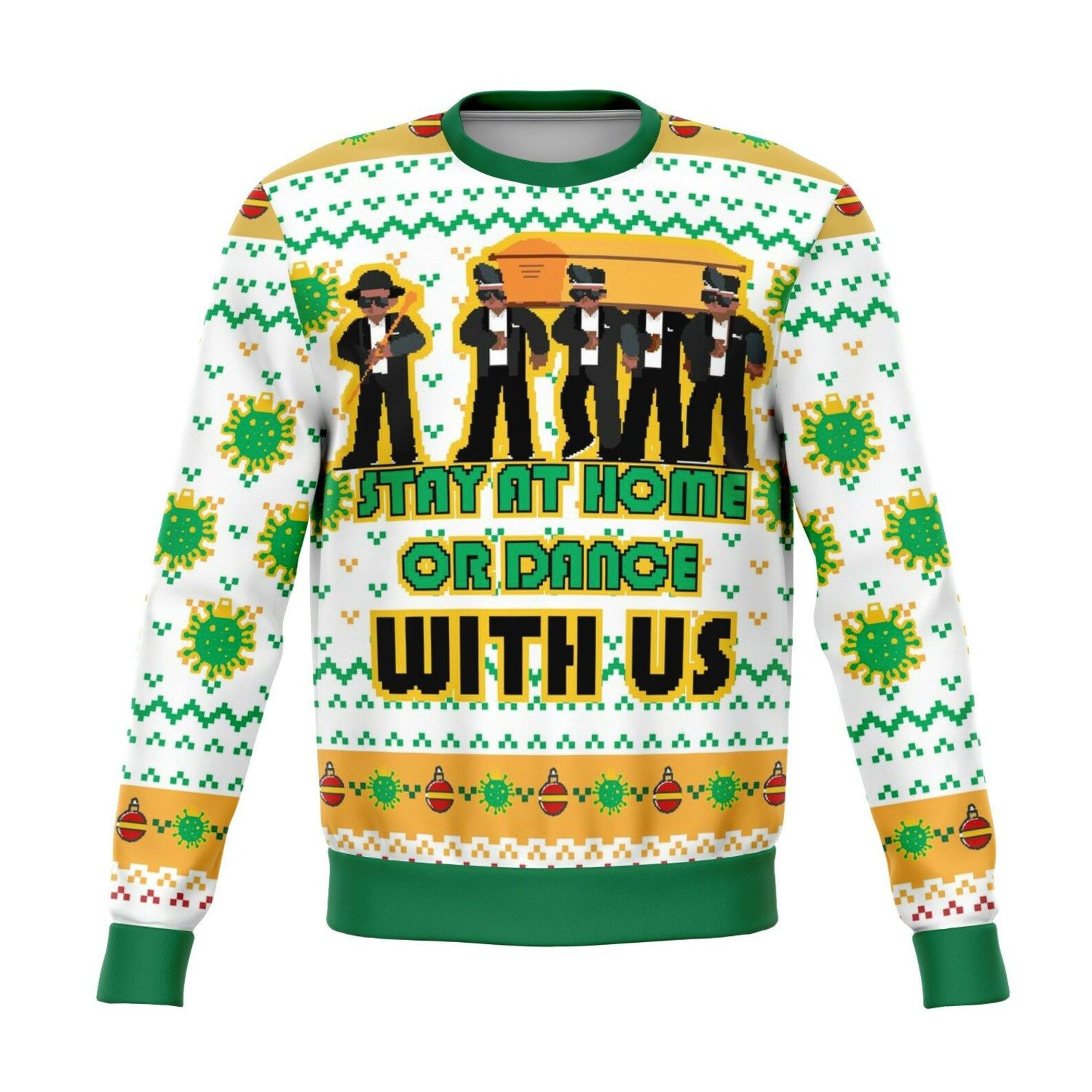 African Funeral Funny Ugly Christmas Sweater Adult 3D Funny Matching for family