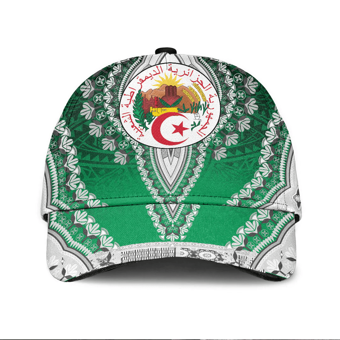 Africazone Africa Cap - Algeria - Green Version Classic Cap Baseball Cap Hat Trucker Hats Custom Hats Gifts For Men & Women