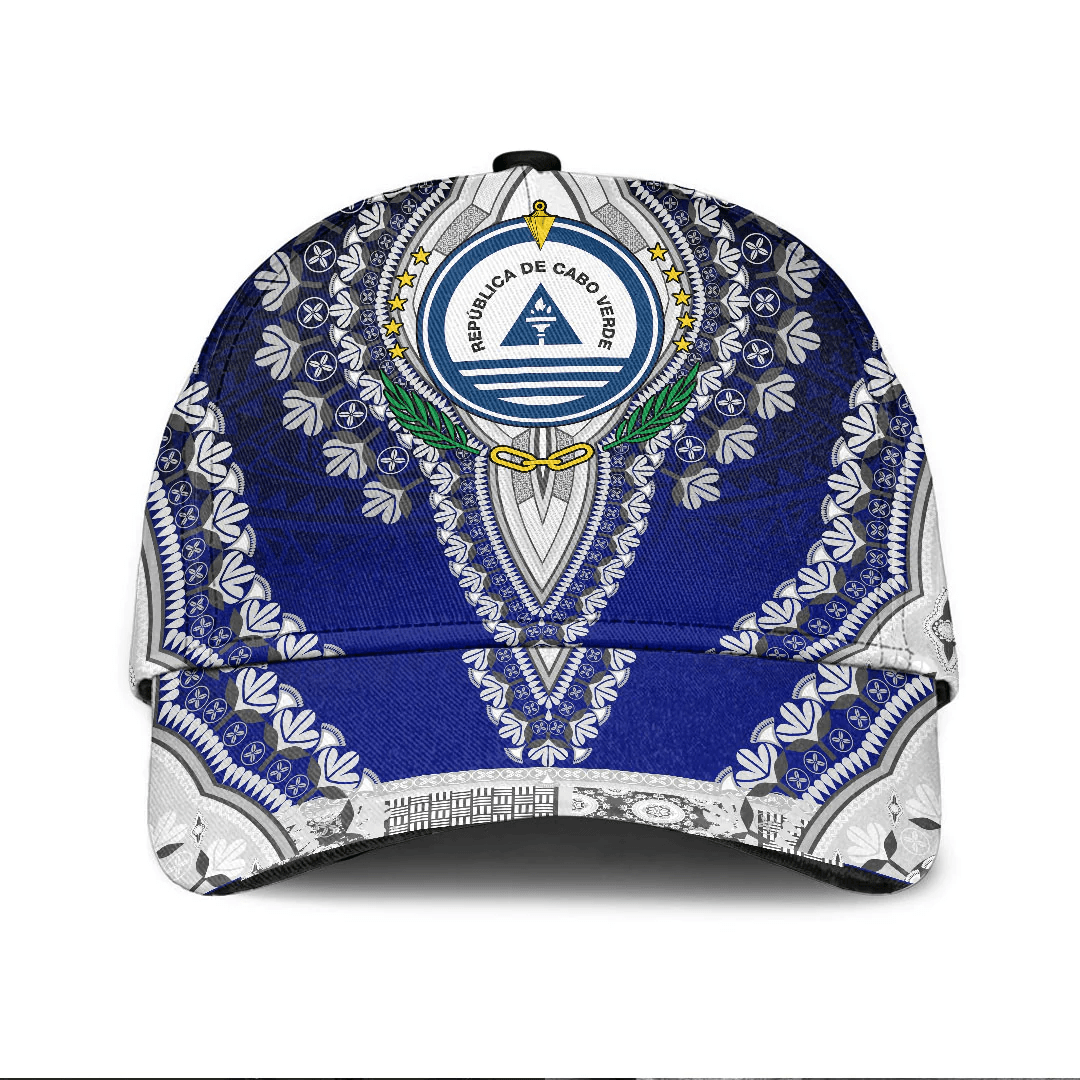 Africazone Africa Cap - Cape Verde Classic Cap Baseball Cap Hat Trucker Hats Custom Hats Gifts For Men & Women