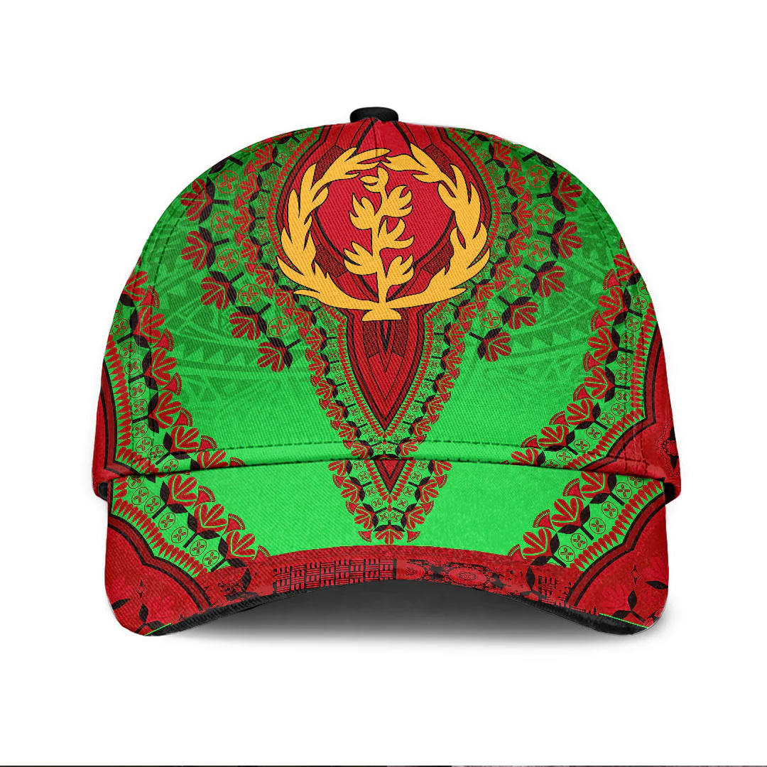 Africazone Africa Cap - Eritrea - Green Version Classic Cap Baseball Cap Hat Trucker Hats Custom Hats Gifts For Men & Women