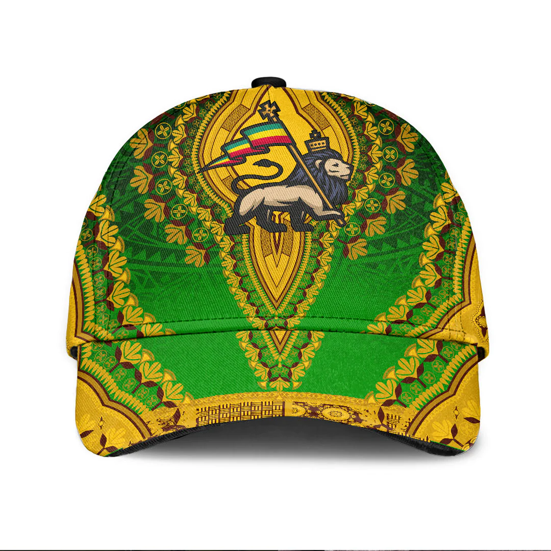 Africazone Africa Cap - Ethiopia Classic Cap Baseball Cap Hat Trucker Hats Custom Hats Gifts For Men & Women