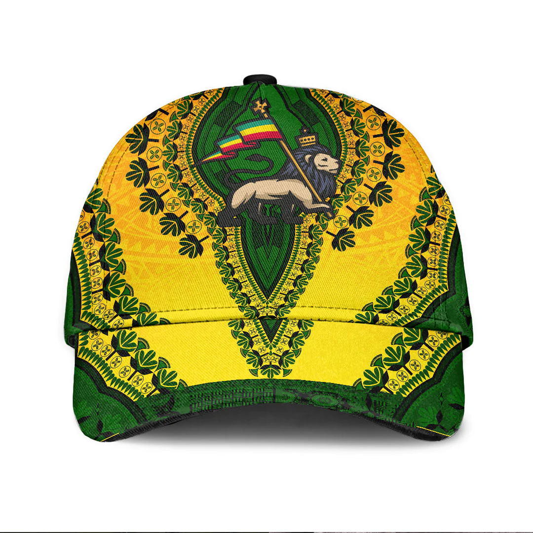 Africazone Africa Cap - Ethiopia - Yellow Version Classic Cap Baseball Cap Hat Trucker Hats Custom Hats Gifts For Men & Women