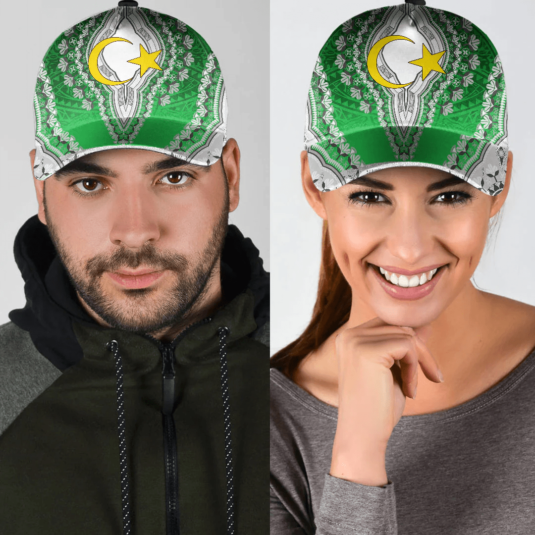 Africazone Africa Cap - Libya - Green Version Classic Cap Baseball Cap Hat Trucker Hats Custom Hats Gifts For Men & Women