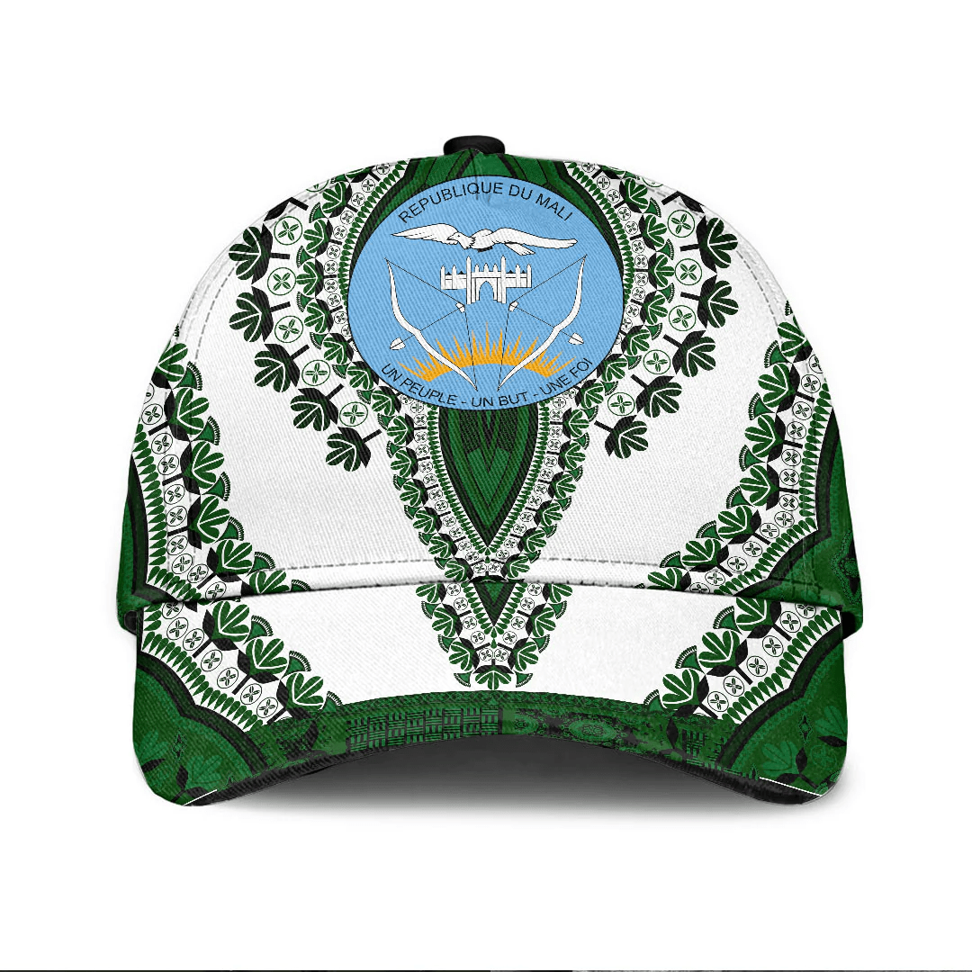 Africazone Africa Cap - Mali - White Version Classic Cap Baseball Cap Hat Trucker Hats Custom Hats Gifts For Men & Women