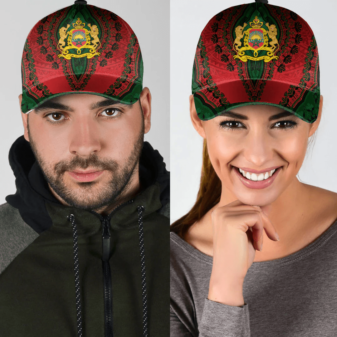 Africazone Africa Cap - Morocco Classic Cap Baseball Cap Hat Trucker Hats Custom Hats Gifts For Men & Women