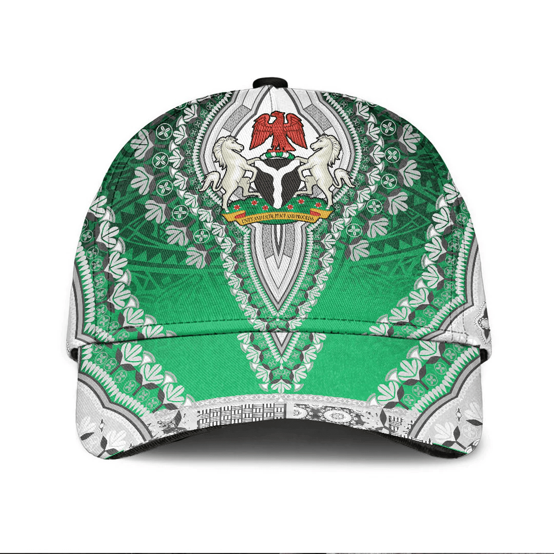 Africazone Africa Cap - Nigeria Classic Cap Baseball Cap Hat Trucker Hats Custom Hats Gifts For Men & Women