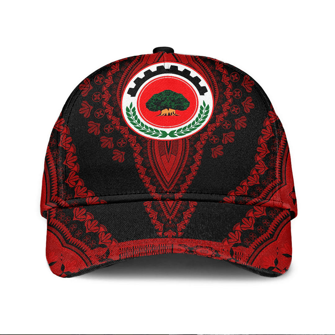 Africazone Africa Cap - Oromia - Black Version - Ethiopia National Regional State Classic Cap Baseball Cap Hat Trucker Hats Custom Hats Gifts For Men & Women