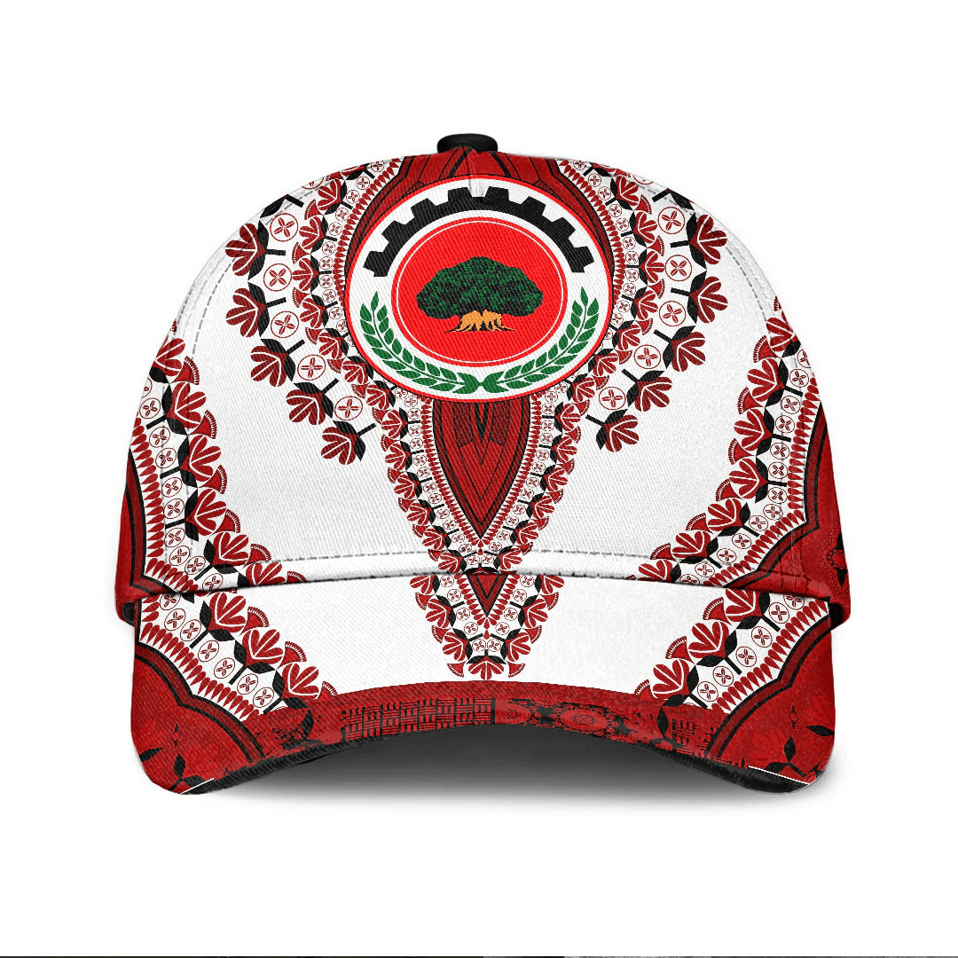 Africazone Africa Cap - Oromia - White Version - Ethiopia National Regional State Classic Cap Baseball Cap Hat Trucker Hats Custom Hats Gifts For Men & Women