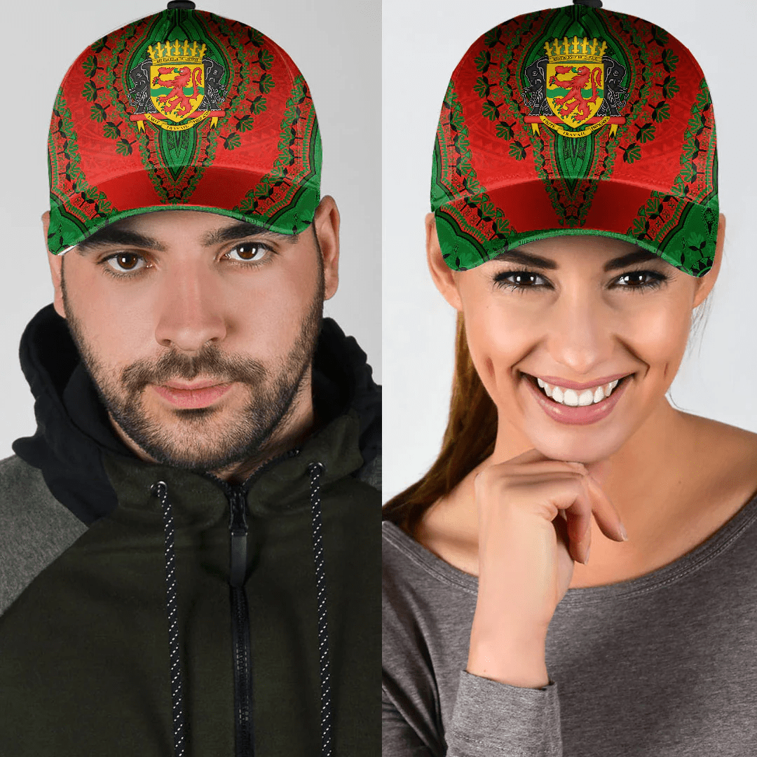 Africazone Africa Cap - Republic Of The Congo - Red Version Classic Cap Baseball Cap Hat Trucker Hats Custom Hats Gifts For Men & Women