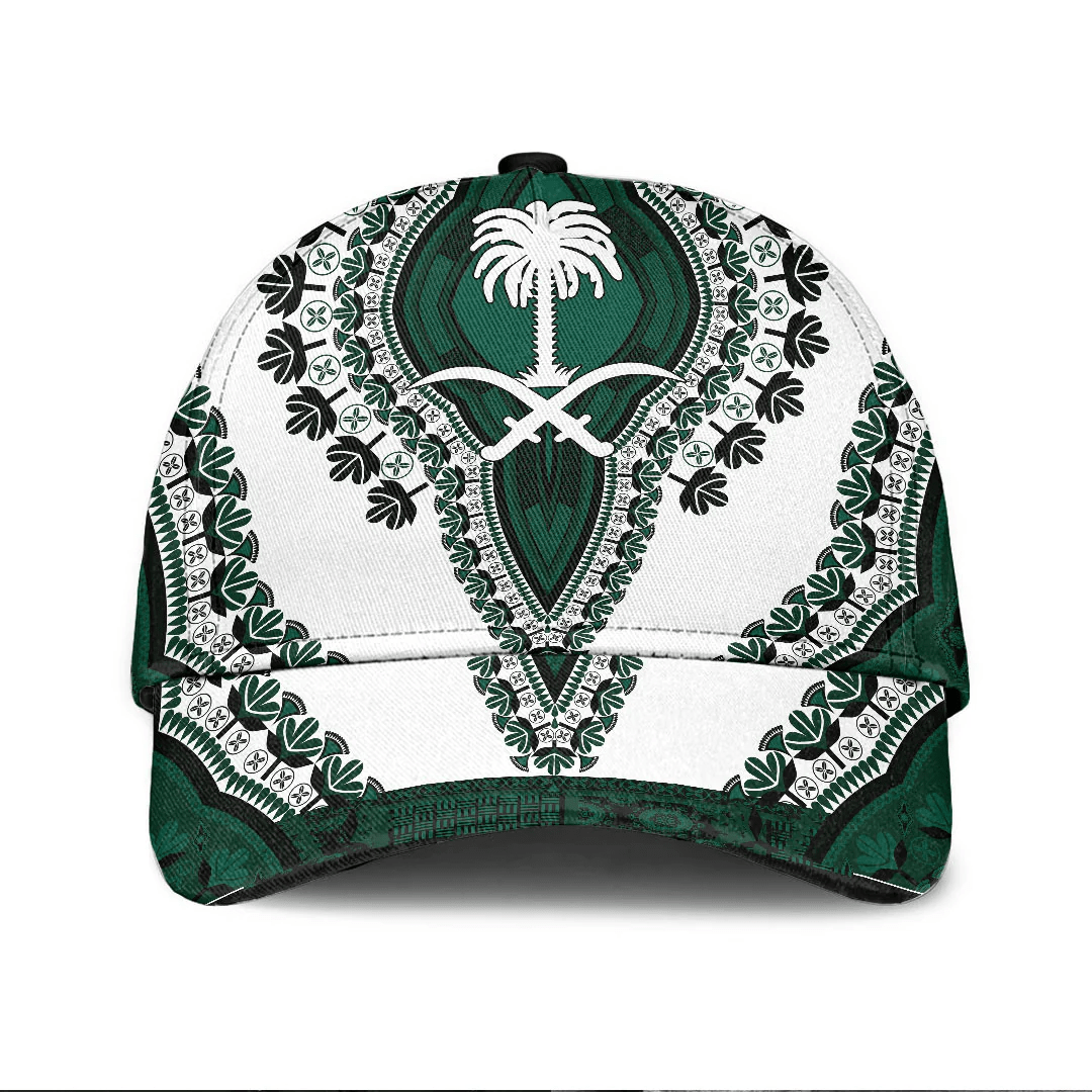 Africazone Africa Cap - Saudi Arabia - White Version Classic Cap Baseball Cap Hat Trucker Hats Custom Hats Gifts For Men & Women