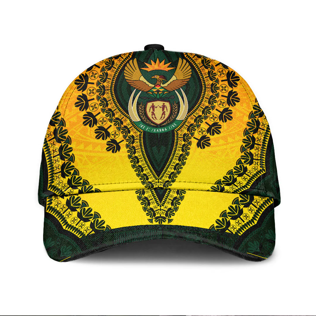 Africazone Africa Cap - South Africa - Yellow Version Classic Cap Baseball Cap Hat Trucker Hats Custom Hats Gifts For Men & Women